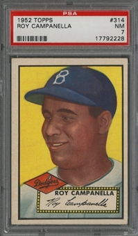 1952 Topps #314 Roy Campanella - PSA NM 7